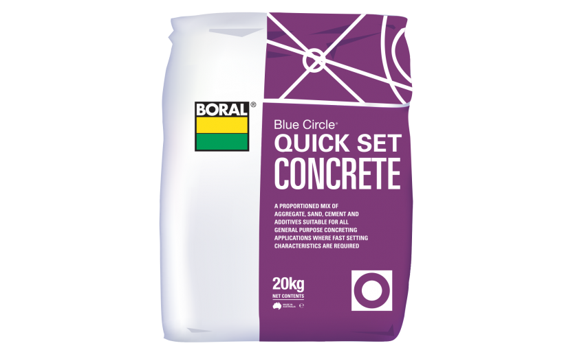Boral Quick Set Concrete Mix 20kg